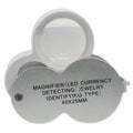 Lupa para Joyero con Led UV 25 mm 40X 260667 OBI