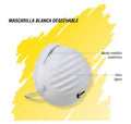 Mascarilla económica blanca 50 Pz Cabel