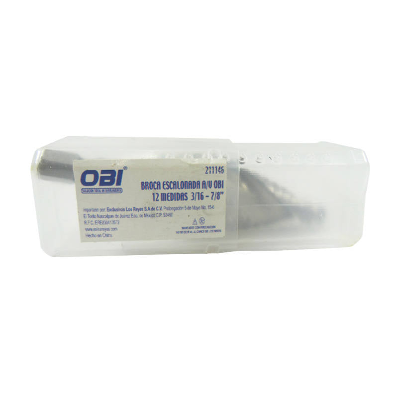Broca escalonada 3/16-1/2 211145 OBI