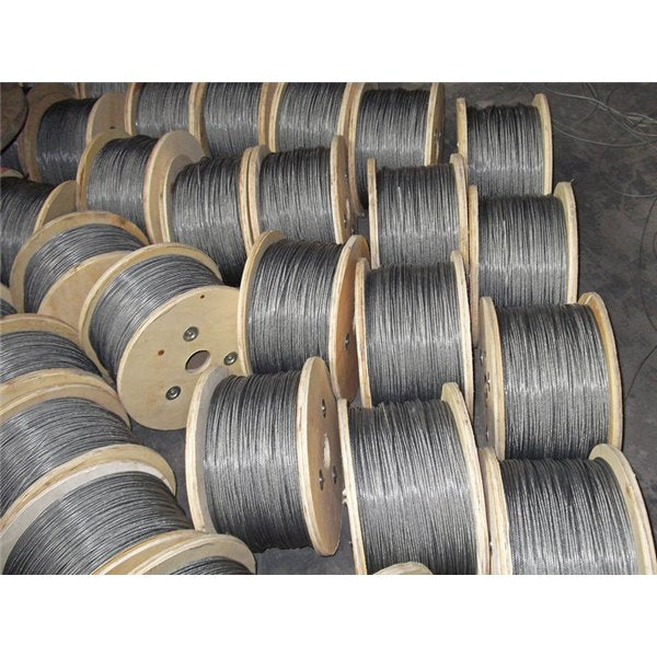Cable de acero en rollo 7X19 3/8 Pulg y 150 Mts 213636 OBI