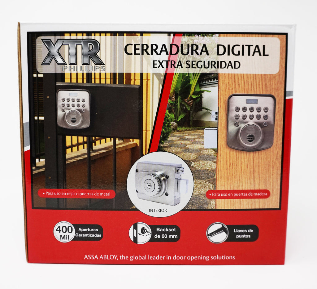 Cerradura digital para portones XTR Phillips