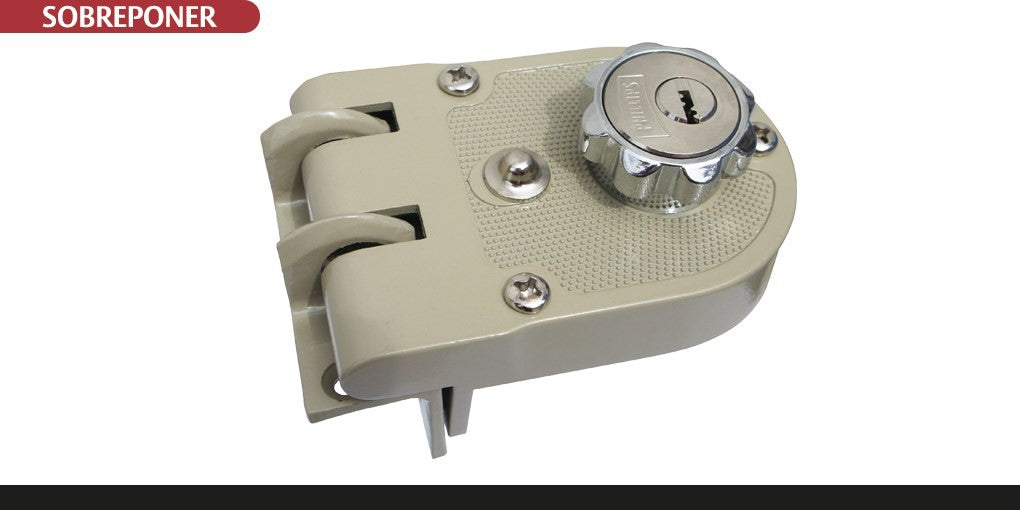 Cerradura de sobreponer para puertas corredizas AS 625 Phillips
