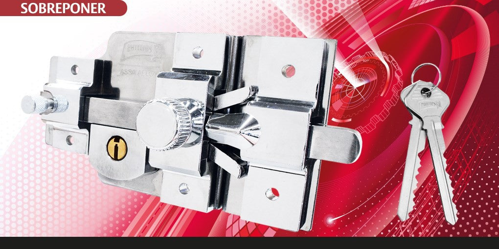 Cerrojo de acero sólido de uso rudo 850 Phillips