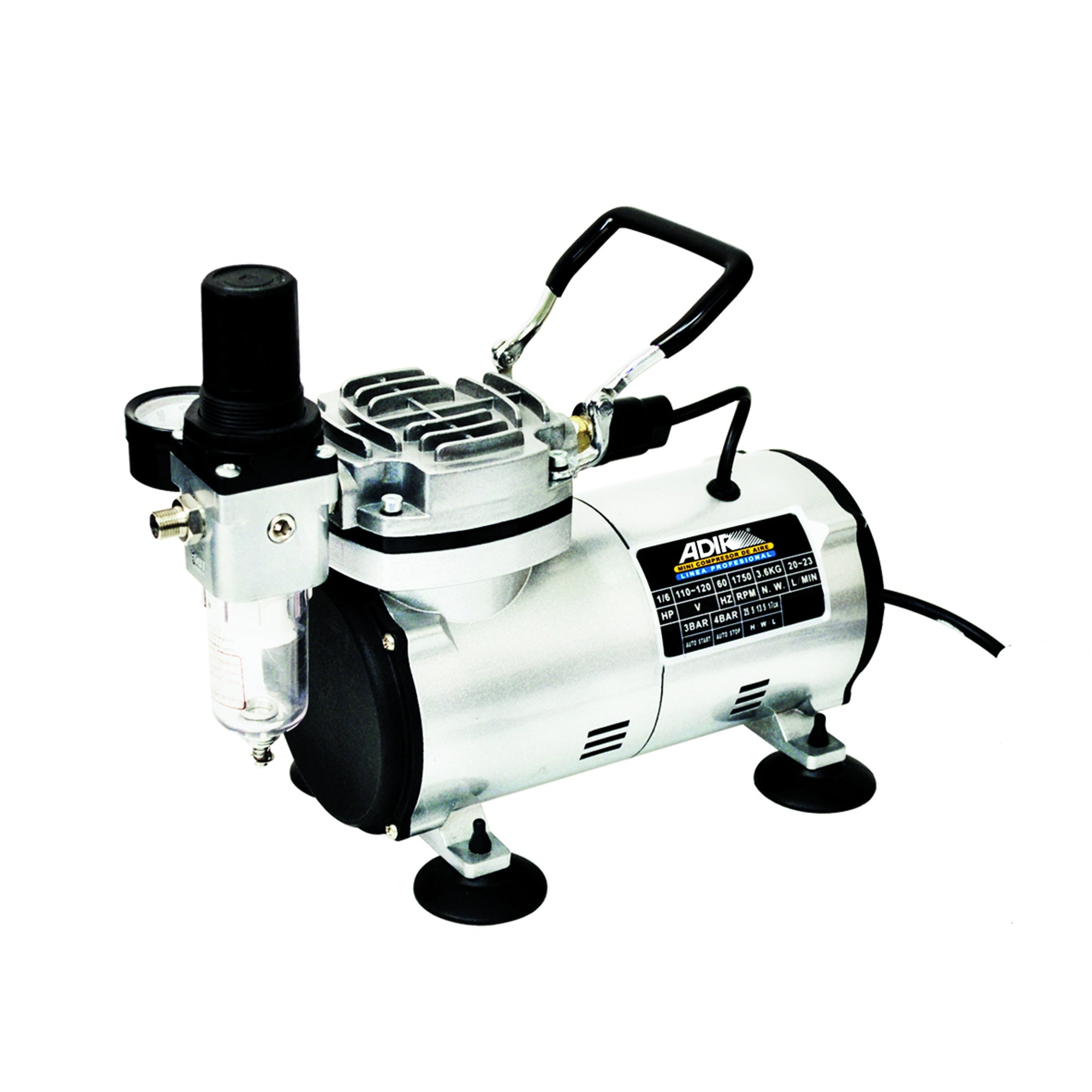 Mini Compresor para Aerógrafo 675-A Adir
