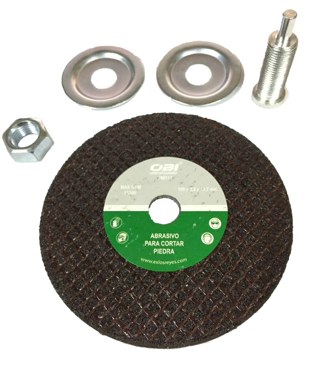 Disco Abrasivo para taladro 105mm con accesorios  190196 OBI