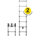 Escalera telescópica de aluminio retráctil 2 Mts Igloo