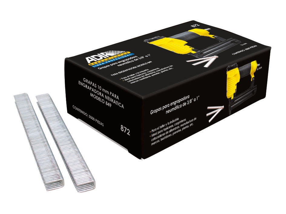 Grapa 3/4 Pulg (15 mm) AD-872 - Grapa 1 Pulg (25 mm) AD-873 Adir