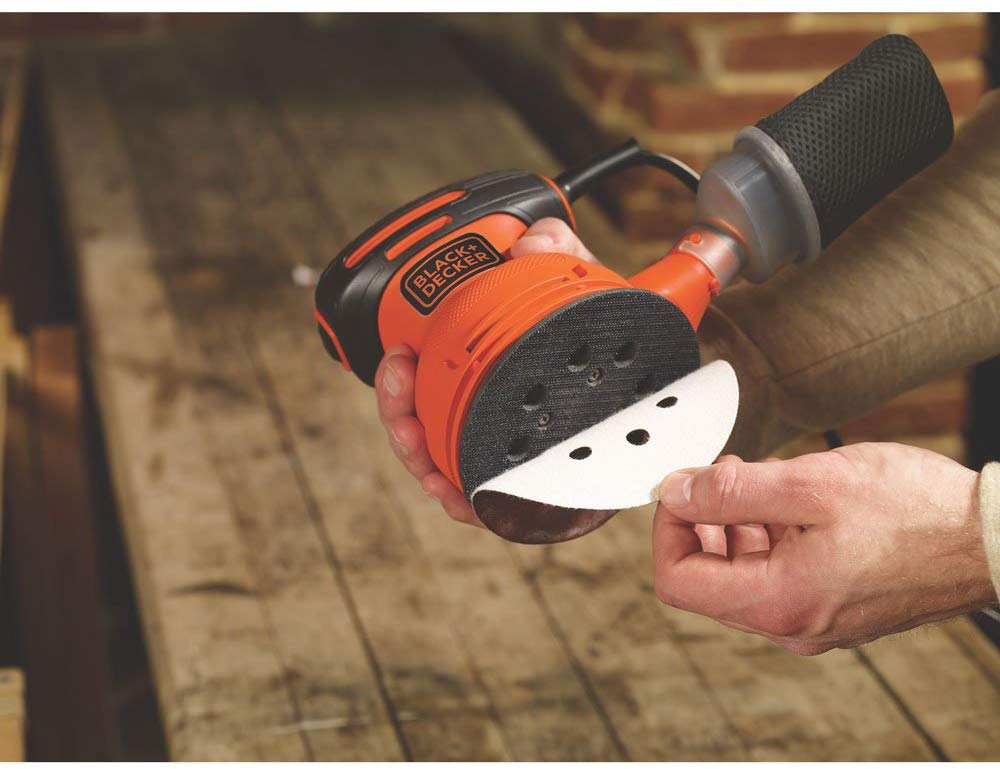 Lijadora orbital 240W 5 Pulg BDERO100-B3 Black & Decker