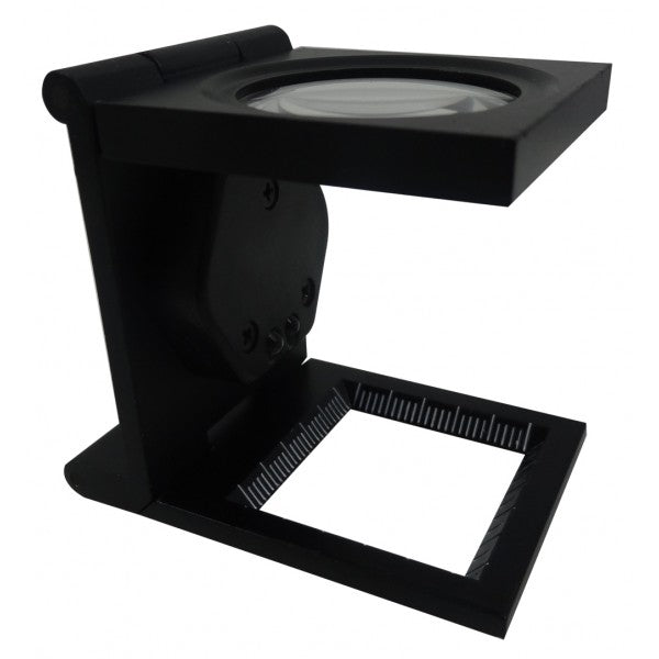 Lupa cuenta hilo con led 30mm 8X metal cristal Th9005B 260622 Obi