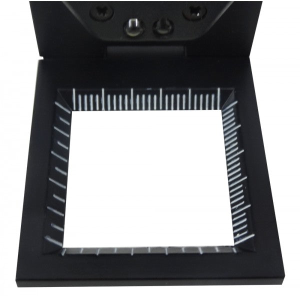 Lupa cuenta hilo con led 30mm 8X metal cristal Th9005B 260622 Obi