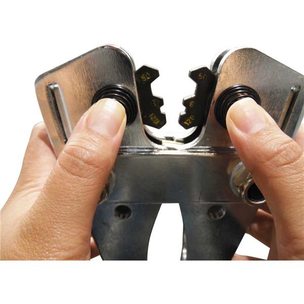 Pinza ponchadora hexagonal crimpadora manual 6-120 mm2 274714 OBI