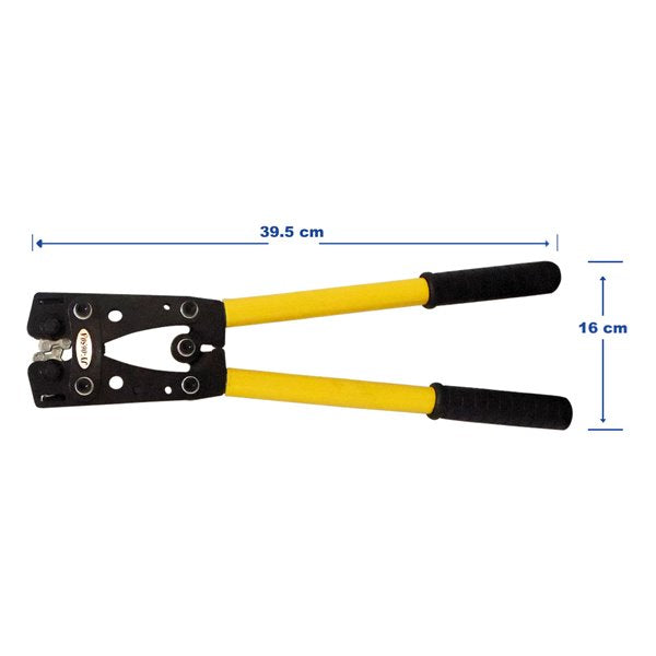 Pinza ponchadora hexagonal crimpadora manual 6-50 mm2 274713 OBI