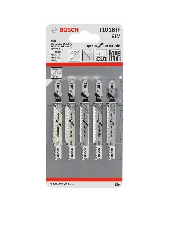 Segueta para caladora T101BIF/T101AOF/T234X Bosch