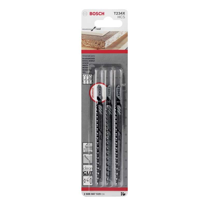 Segueta para caladora T101BIF/T101AOF/T234X Bosch
