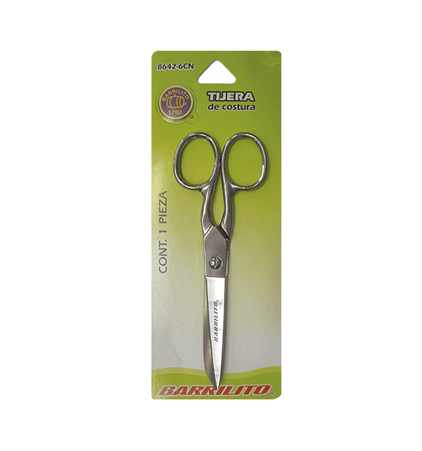 Tijera de costura y oficina 8642-4 Barrilito