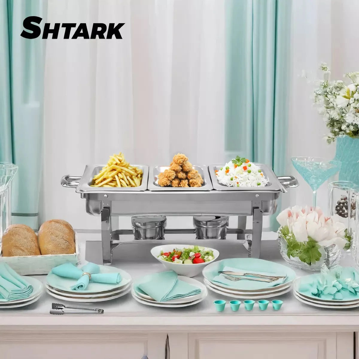 Charolas Para Buffet 3Pzs SHTCBAI Shtark