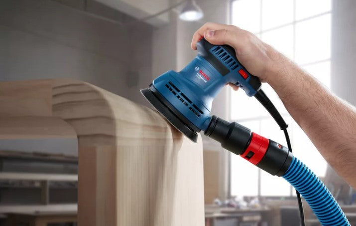Lijadora Excéntrica De Palma 280W 7,500 - 12,000 rpm  GEX 125 Bosch