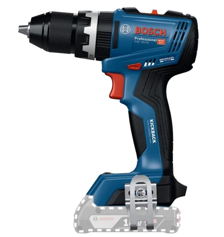 Rotomartillo Atornillador ½" Heavy Duty GSB 18V-65 Bosch