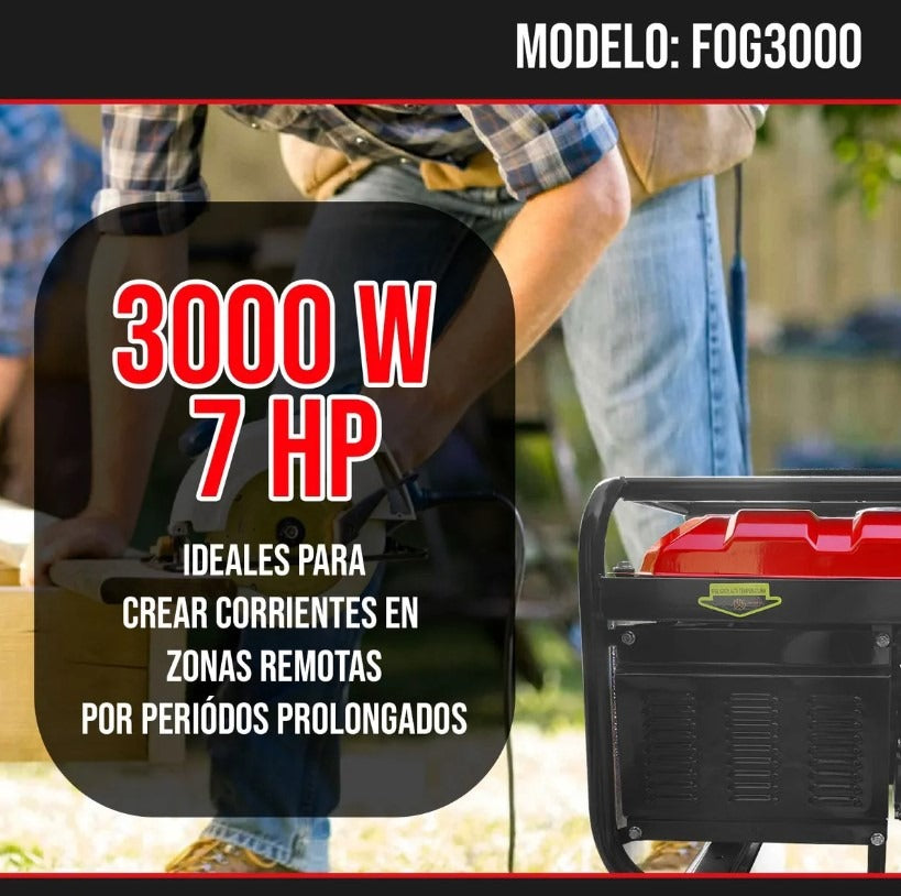 Generador a Gasolina FOG3000 Foreman