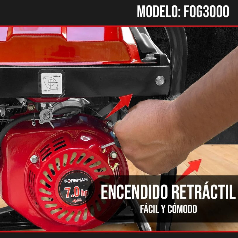 Generador a Gasolina FOG3000 Foreman