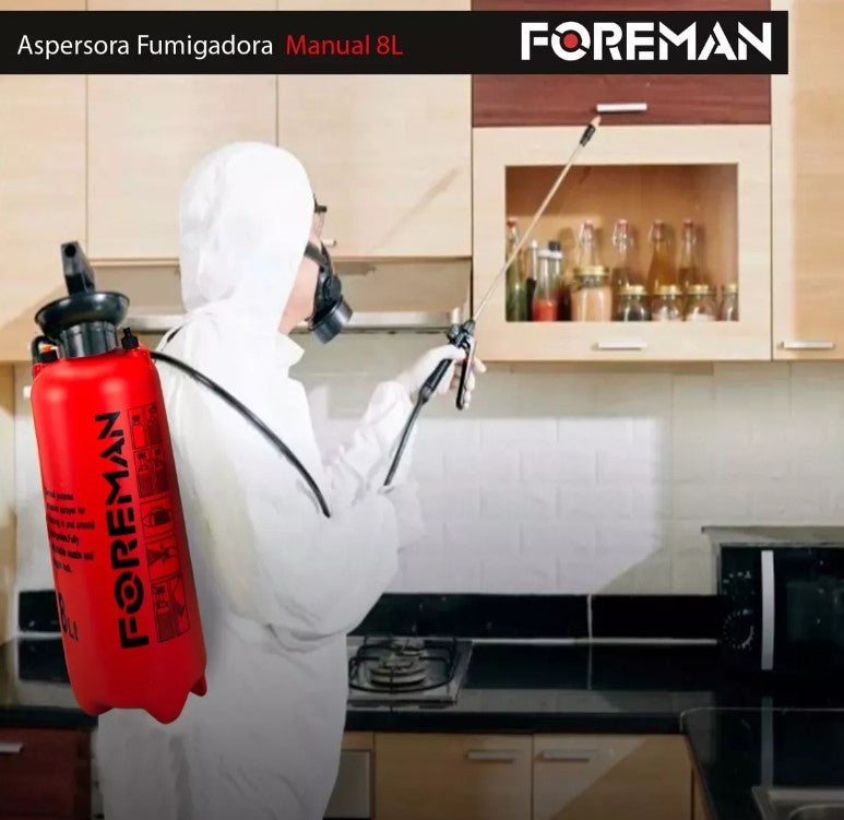 Aspersora fumigadora manual 8 Lts FOAFM8L FOREMAN