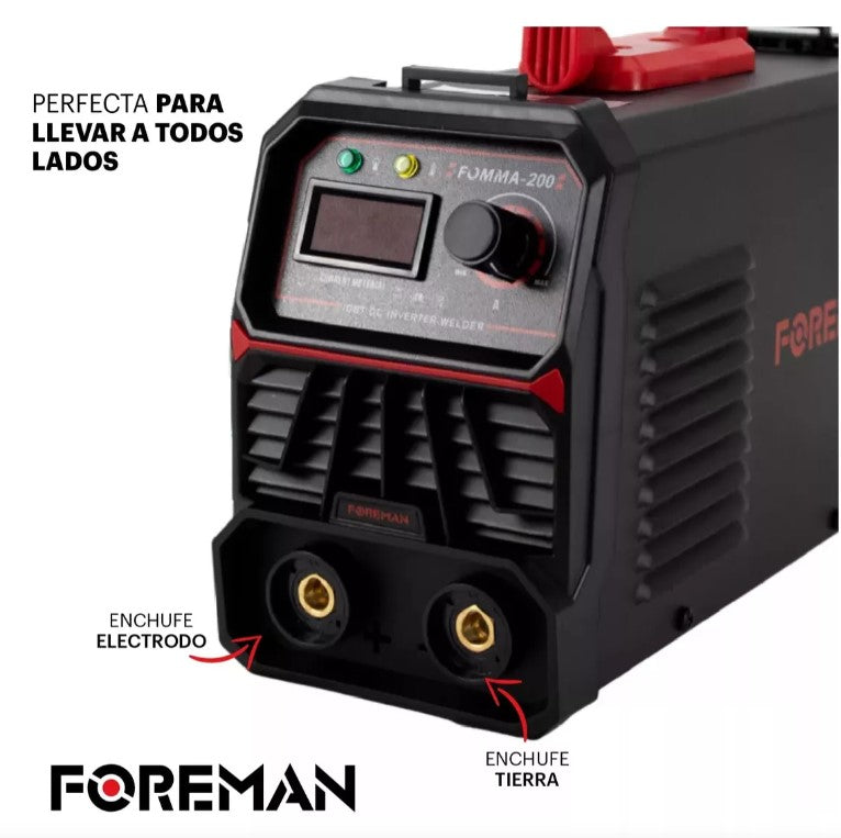 Soldadora inversora 200A FOMMA200 FOREMAN