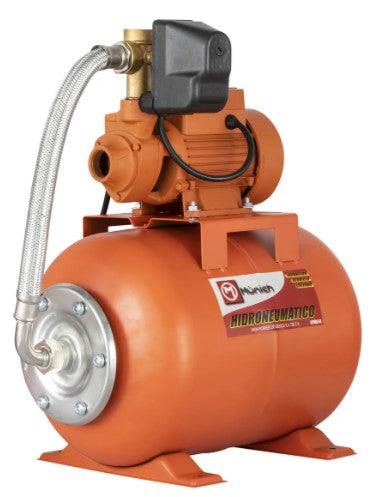 Bomba hidroneumática 1/2 HP 24 Lt AutoQB60 MUNICH