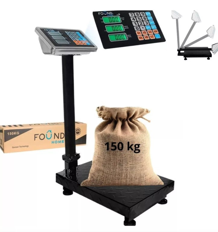 Báscula de Plataforma Plegable 150 Kg BC-150 Found Home