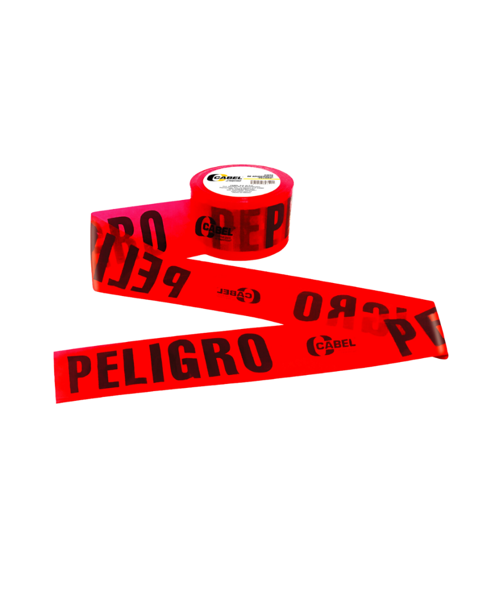 Cinta advertencia Peligro Cabel