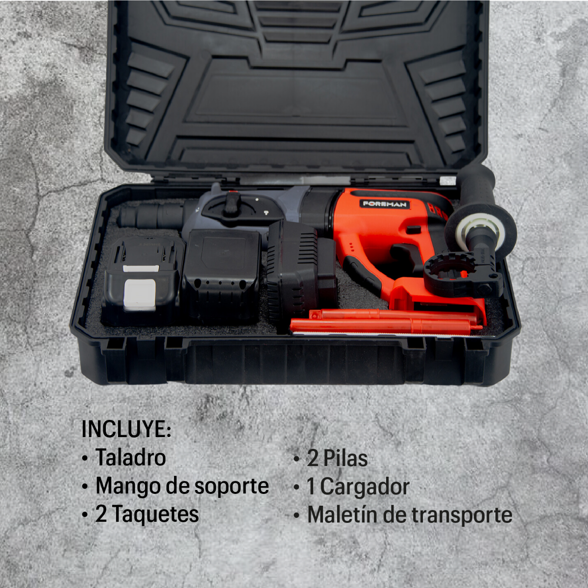 Rotomartillo inalámbrico 21V FO24AVT FOREMAN