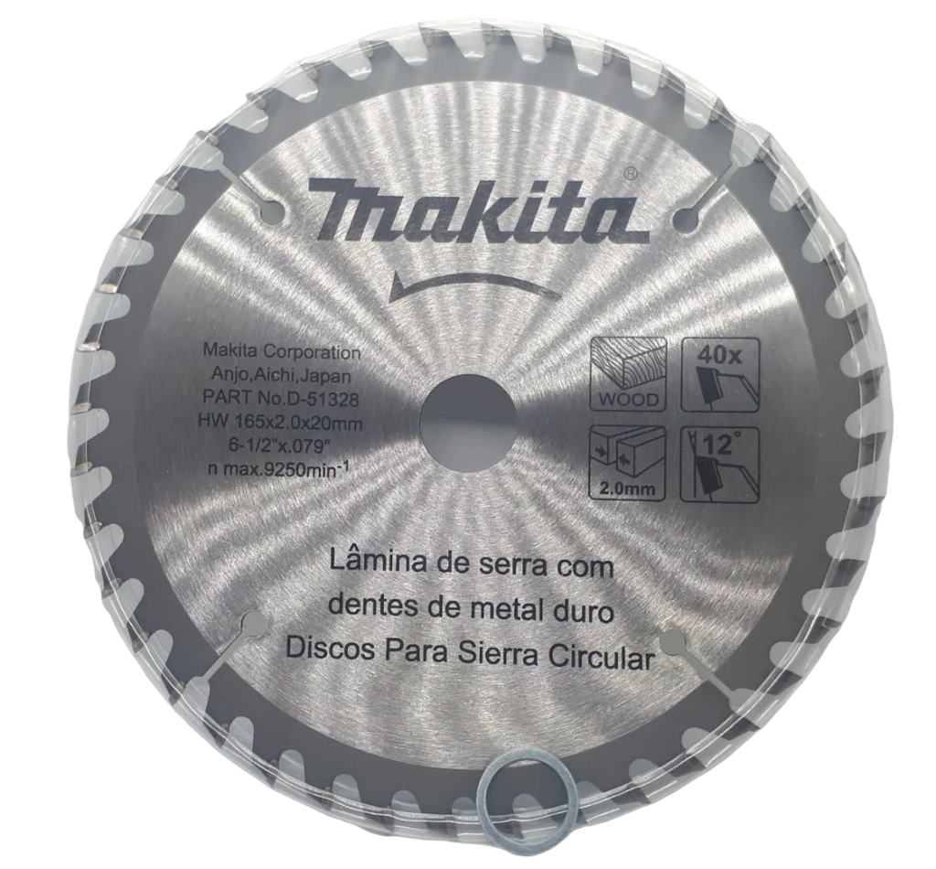 Disco de sierra para madera 6-1/2"  D51328 Makita