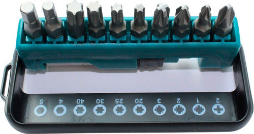 Kit De 10 Puntas Con Guía Magnética Makita D65006