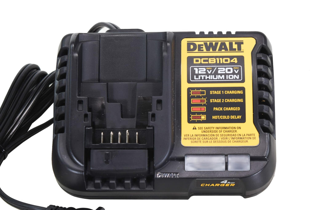 Cargador de Baterías 4Ah 12/20V DCB1104-B3 DeWalt