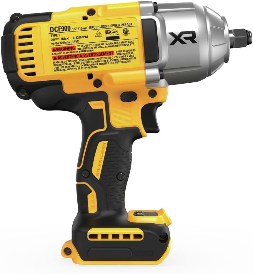 Llave de Impacto 20V MAX 1/2” DCF900B DeWalt