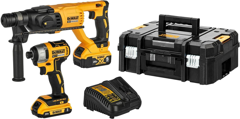 Combo Rotomartillo SDS Plus DCH133 + Atornillador DCF7871 20V Brushless DCK260D1P1T-B3 DeWalt