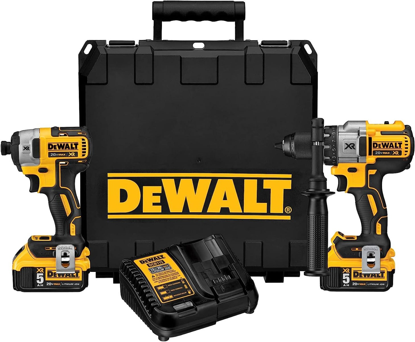 Combo Rotomartillo DCD996 + Atornillador DCF887 20V Brushless DCK299P2 DeWalt
