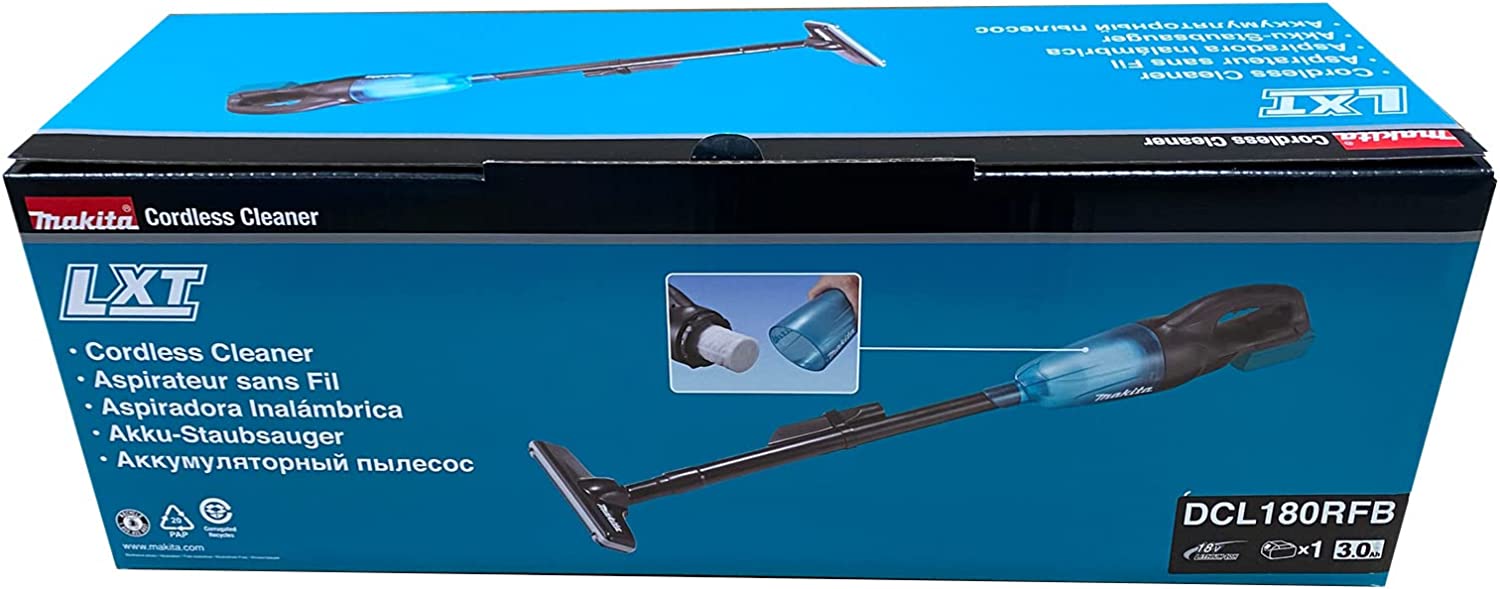 Aspiradora inalámbrica 18V DCL180RFB Makita