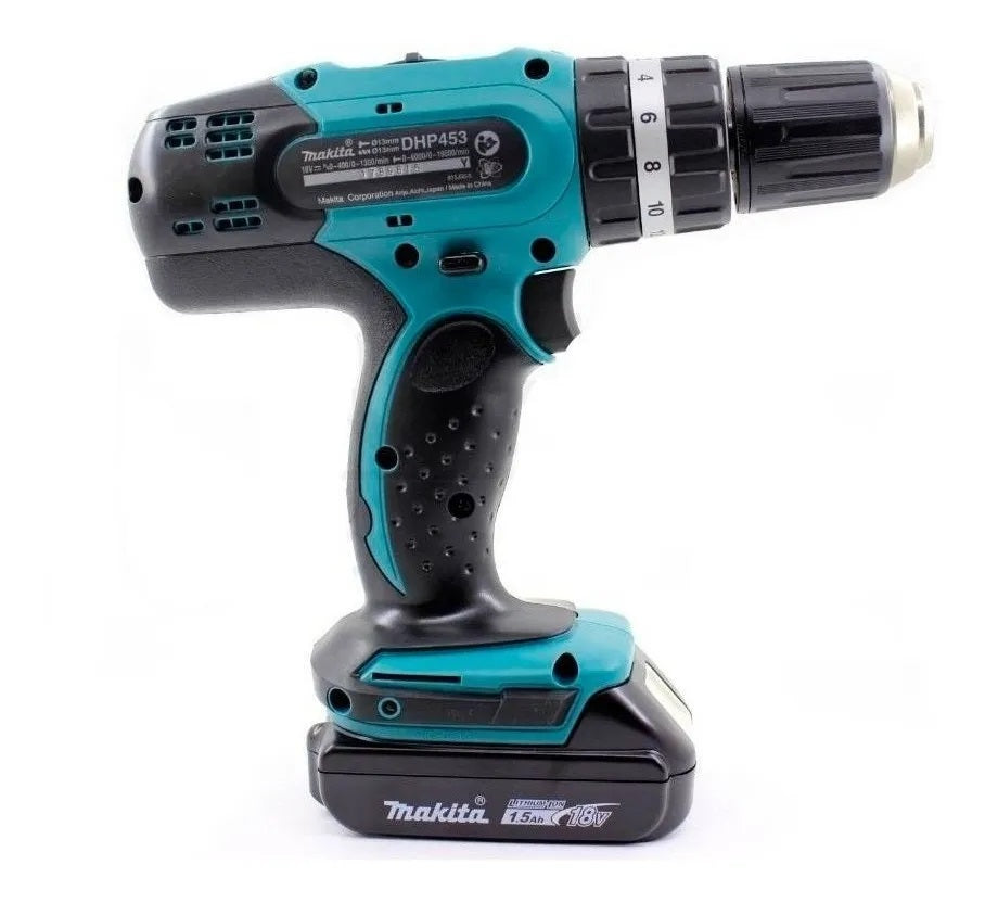 Rotomartillo 18V VVR DHP453X10 Makita