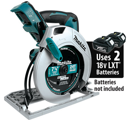 Sierra circular inalámbrica 36V 7-1/4 Pulg DHS711Z Makita