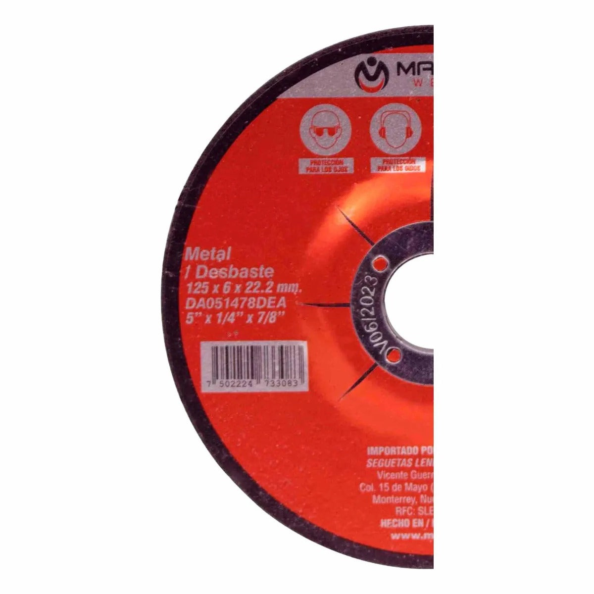 Disco de Desbaste Metal 5" Maraga