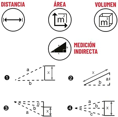 Medidor de Distancia Láser 50M LASER50M Bellota