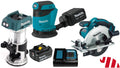 Combo completo de Carpintería 18V LXT DLX3165ST Makita