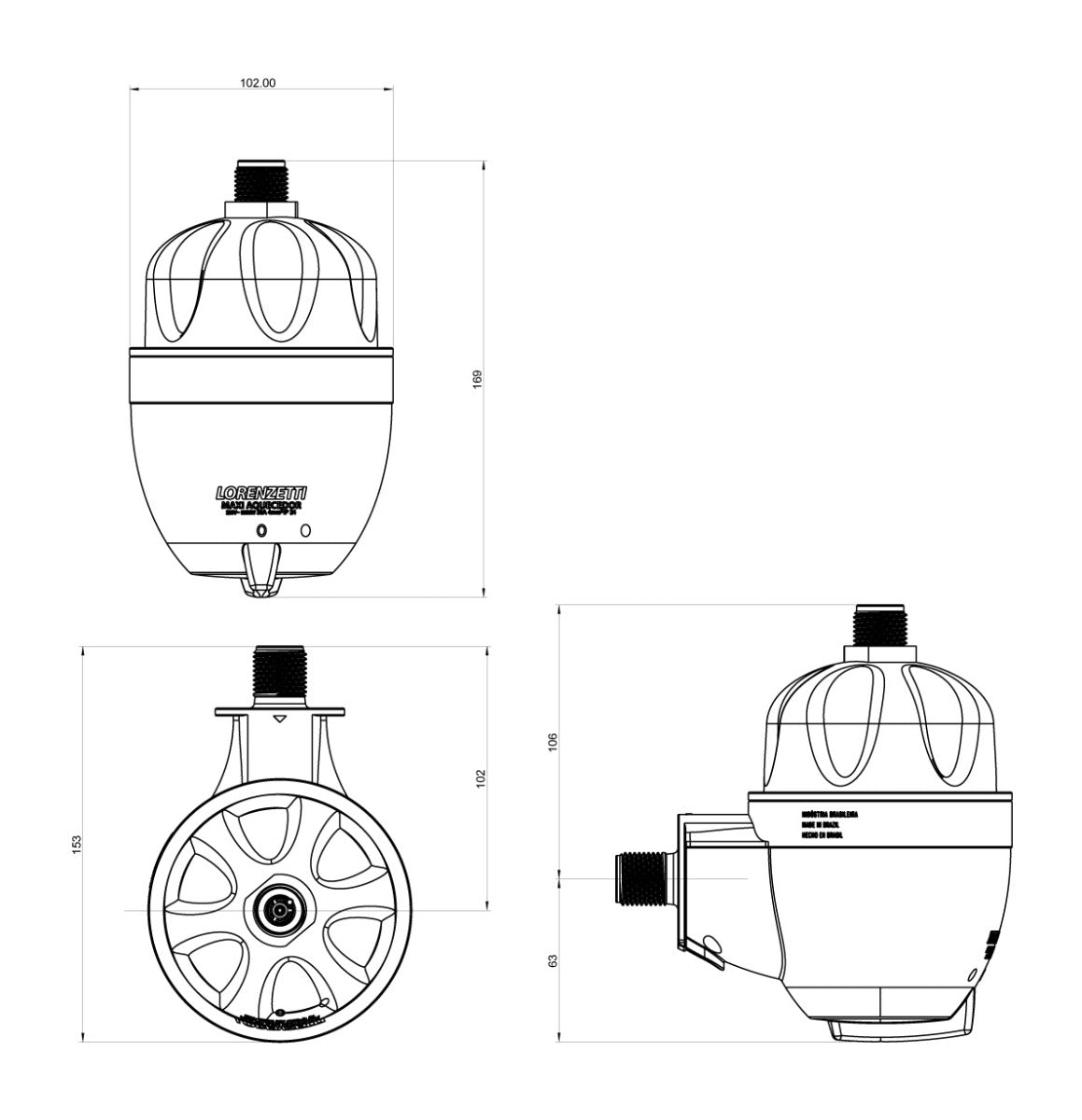 Maxi Calentador Ultra 127V Lorenzetti