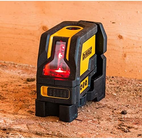 Láser auto-nivelante en cruz con 2 puntos Luz Roja DW0822 DeWalt