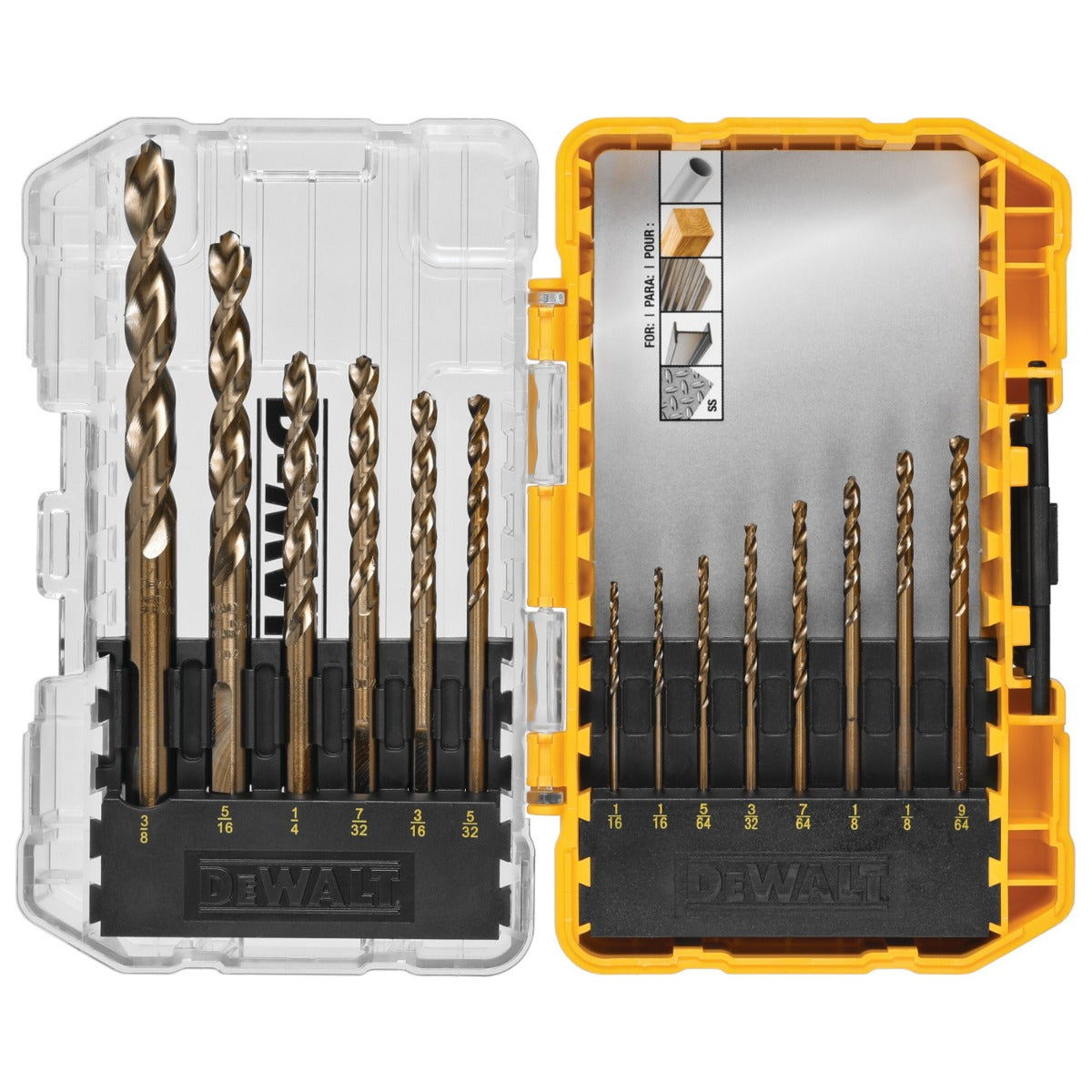 Juego de Brocas Cobalt 14 pz DWA1240 DeWalt