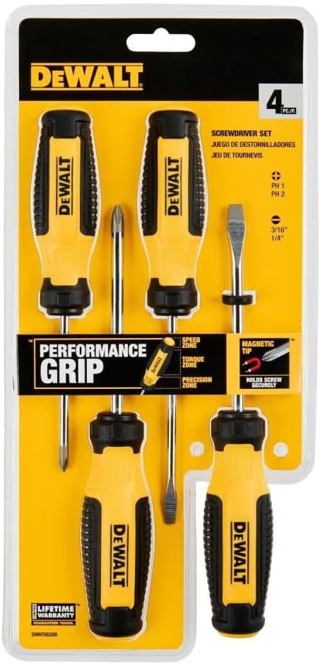 Juego Desarmadores 4pzs DWHT65200 DeWalt
