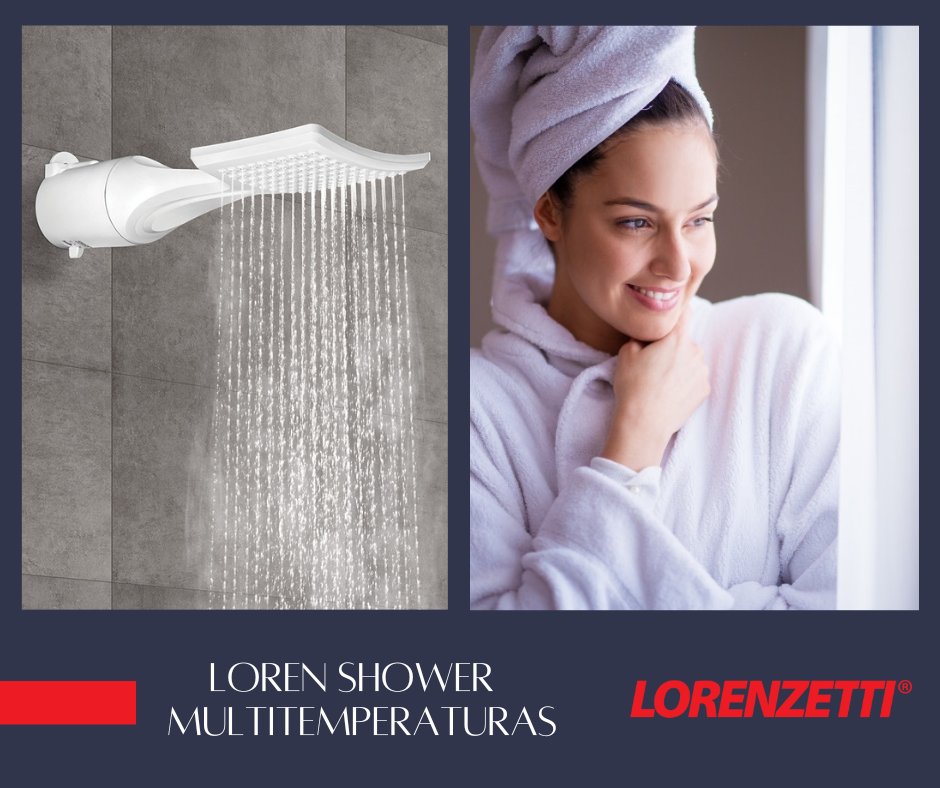 Regadera Loren Shower Multitemperaturas 127V Lorenzetti