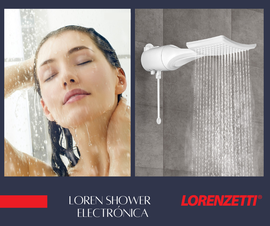 Regadera Loren Shower Electrónica 127V Lorenzetti