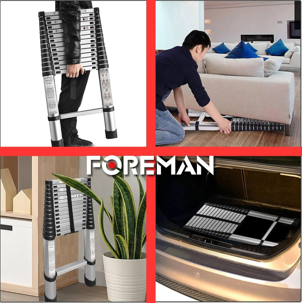 Escalera Telescópica 3.8M FO-ET Foreman