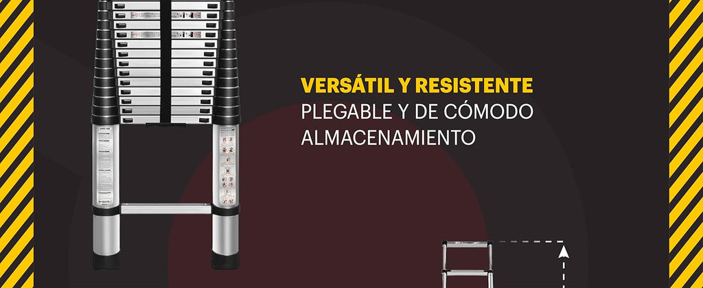 Escalera Telescópica 3.8M FO-ET Foreman